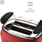Westinghouse Retro Broodrooster - 815W - 2 sleuven - Rood