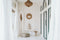 Bazar Bizar - De Oh my Gee poef - Katoenen poef - Beige - 60 x 60 x 25 cm