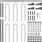 vidaXL - Tuinhek - met - Hoepeltop - Grijs - 1,7x1,2 - m - Staal