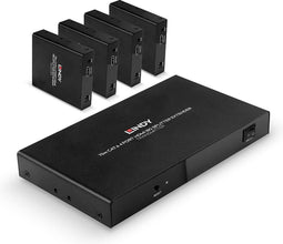 Lindy 38262 - AV-extender - 3840 x 2160 Pixels - Zwart