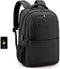 Tigernu Modern laptop rugzak - 15,6 inch – schooltas – rugtas - dames en heren – waterafstotend – anti diefstal – 30 Liter - zwart