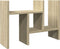 Bureau organiser 34,5x15,5x35,5 cm hout sonoma eikenkleurig