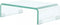 vidaXL - Tv-meubel/monitorverhoger - transparant - 40x25x11 - cm - glas