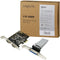 LogiLink PC0033 - PCIe Kaart - 2x Serieel 9-pins + 1x Parallel D-sub 25-pins