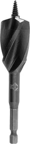 C.K T2946-16 Hout-spiraalboor 16 mm Gezamenlijke lengte 120 mm 6.35 mm, Zeskant schacht 1 stuk(s)