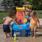 Step2 Car Wash Splash Center Waterspeelgoed in Auto thema - Watertafel van kunststof voor kinderen met 13 accessoires - Activiteitentafel met water voor de tuin