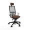 Bureaustoel Piqueras y Crespo 4B066N2 Donkerbruin