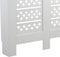 Radiatorombouw - 112 cm breed - moderne omkasting - wit