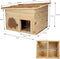ProGarden - Egelhuisje - 34x28x22 - cm - hout - met - boomschors