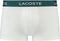 Lacoste Heren 3-pack Trunk - Comfortabel stretchkatoen - Zwart/Grijs/Wit (3-pack)