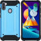 iMoshion Hoesje Geschikt voor Samsung Galaxy M11 / A11 Hoesje - iMoshion Rugged Xtreme Backcover - Lichtblauw