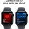 Apple Watch SE (2024) - Smartwatch - 44mm GPS + Cellular - Zwart