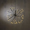 Luca Lighting Kerstverlichting Paardenbloem met 120 Warm Witte LED Lampjes - Ø45 cm - Zwart