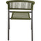 Nagano - Stapelstoel - Aluminium frame - Groen