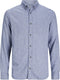 JACK&JONES JJECLASSIC MELANGE SHIRT LS SN - Heren Overhemd - Slim fit - Maat XL