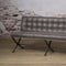 Tower living Barcelona bench 155 - fabric cherokee 1 grey