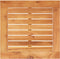 Tuintafel 38x38x42 cm poly rattan en acaciahout gemengd beige