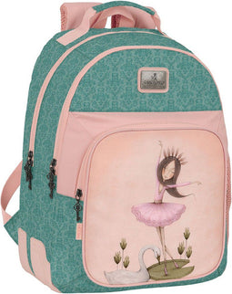 Schoolrugzak Santoro Swan lake Grijs Roze 32 x 42 x 15 cm