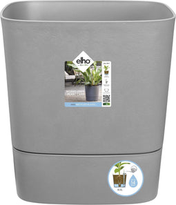 Elho Greensense Aqua Care 38 - Bloempot met Waterreservoir - 100% Gerecycled Plastic - Licht Beton - Ø 38.0 x H 38.9 cm
