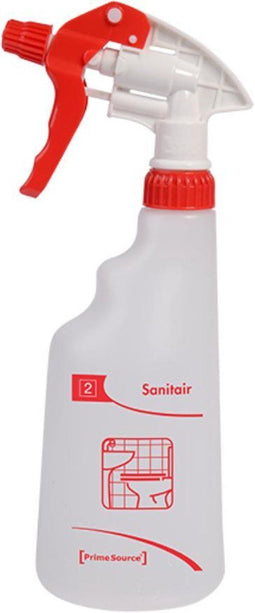 Sproeiflacon PrimeSource rood voor sanitair leeg 600ML