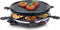 Princess Raclette Grill Party 162725 - Gourmetstel voor 6 personen - Ronde grillplaat 30 cm - Zwart