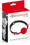 Fetish Tentation - Ballgag - 4cm - 100% Siliconen - Rood