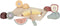 Little Dutch - Snijfruit - 6 soorten fruit - Multi (6 stuks)