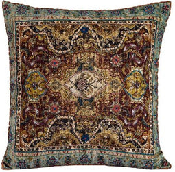 PTMD Sierkussen Navid - 50x10x50 cm - Katoen - Bruin