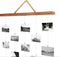 en.casa Muhos - Fotolijst hangend - Multifunctioneel met 5 koorden - Houtkleurig donker