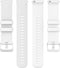 Siliconen Sport Bandje Geschikt voor Samsung Galaxy Watch 5 / Pro / 4 / 3 / Active 2 - Wit
