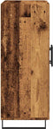 vidaXL - Dressoir - 69,5x34x90 - cm - bewerkt - hout - oud - houtkleurig