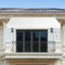 Coast Telescopische Zonluifel - Uitschuifbaar - 300 x 120 cm - Verstelbare Hoogte 190-300 cm - Beige