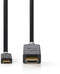 Nedis CCBW64655AT10 - USB-C naar HDMI Adapter - 4K@60Hz - Grijs