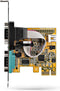 Startech.com 2-Port PCI Express - Seriële Interface Kaart - Dual Port PCIe naar RS232 (DB9) - 16C1050 UART (Low/Full Profile)