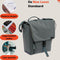 New Looxs Tulum Single - Enkele Fietstas - 100% Gerecycled Polyester - Geschikt voor Elektrische Fietsen - 16 liter - Grey-Green