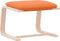vidaXL - Voetenbank - 51x41x40 - cm - stof - donkergeel