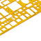Aristo architecten meubelsjabloon - schaal 1:50 - met inktnoppen - oranje transparant - AR-5063