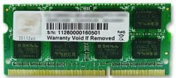 G.Skill F3-10666CL9S-8GBSQ - Geheugenmodule - 8 GB DDR3 1333 MHz CAS 9 204-pin SO-DIMM