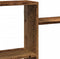 vidaXL - Wandschap - 159x18x65 - cm - bewerkt - hout - oud - houtkleurig