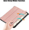 3-Vouw sleepcover hoes - Geschikt voor iPad Air (2022 / 2020) 10.9 inch - Roze Goud