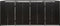 vidaXL - Containerberging - dubbel - 140x80x117 - cm - poly - rattan - zwart