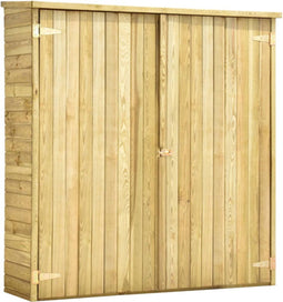 vidaXL - Tuinschuur - 163x50x171 - cm - geïmpregneerd - grenenhout