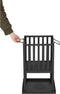 Practo - Garden - Vuurplaats - met - asplaat - zwart