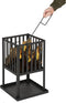 Practo - Garden - Vuurplaats - met - asplaat - zwart