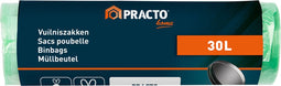 Practo Home - 125 Vuilniszakken - 30L - met trekband