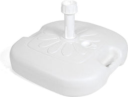 Praktische Parasolvoet 45x45x18cm - Vulbaar - 16 liter – Wit – Zomer – Zon - Parasol