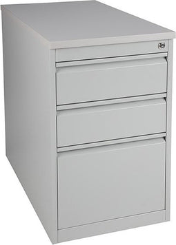 Praktische standcontainer 4 lades diep 60CM kleur Licht grijs (Ral 7035) Zonder topblad