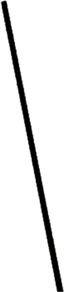 Vdm - Glasfiberstok 4mm 125cm - Reserve voor sport- en stuntvliegers - Zwart