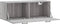 vidaXL - Wandkast - 100x36,5x35 - cm - bewerkt - hout - grijs - sonoma - eikenkleurig