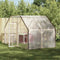 vidaXL - Plantenafdekking - met - zeilringen - 2x10 - m - polyethyleen